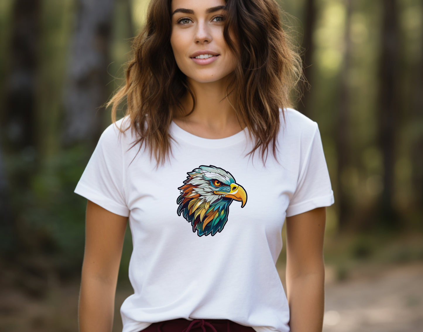 Cubist Majesty Eagle Soft Unisex T-Shirt - Swagodin