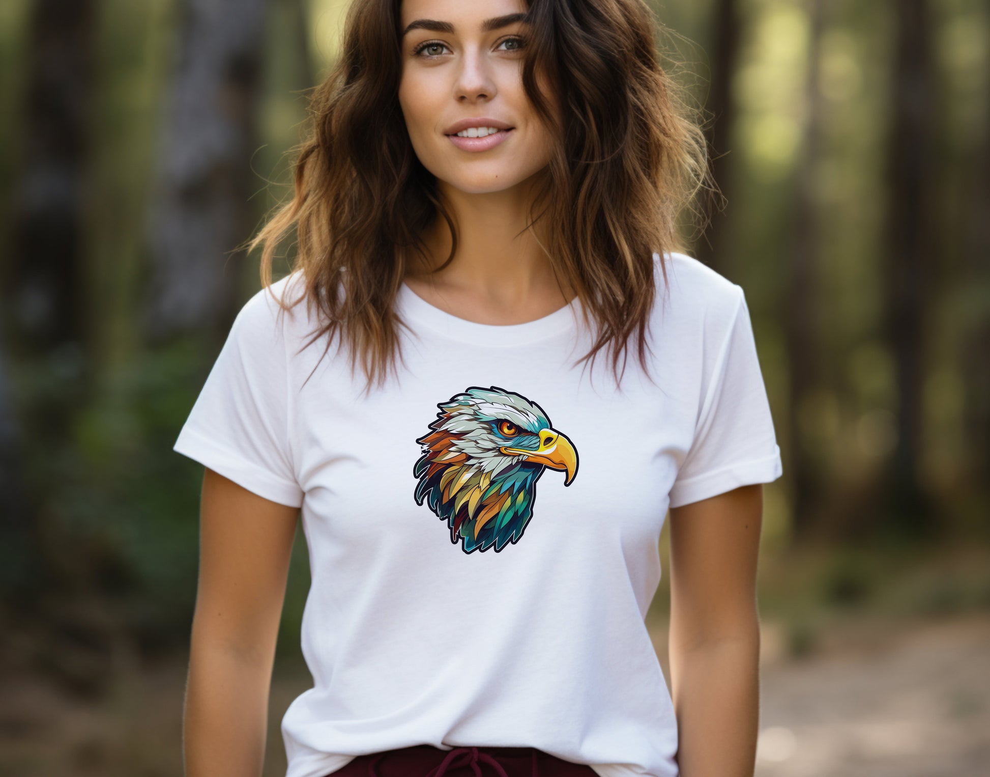 Cubist Majesty Eagle Soft Unisex T-Shirt - Swagodin