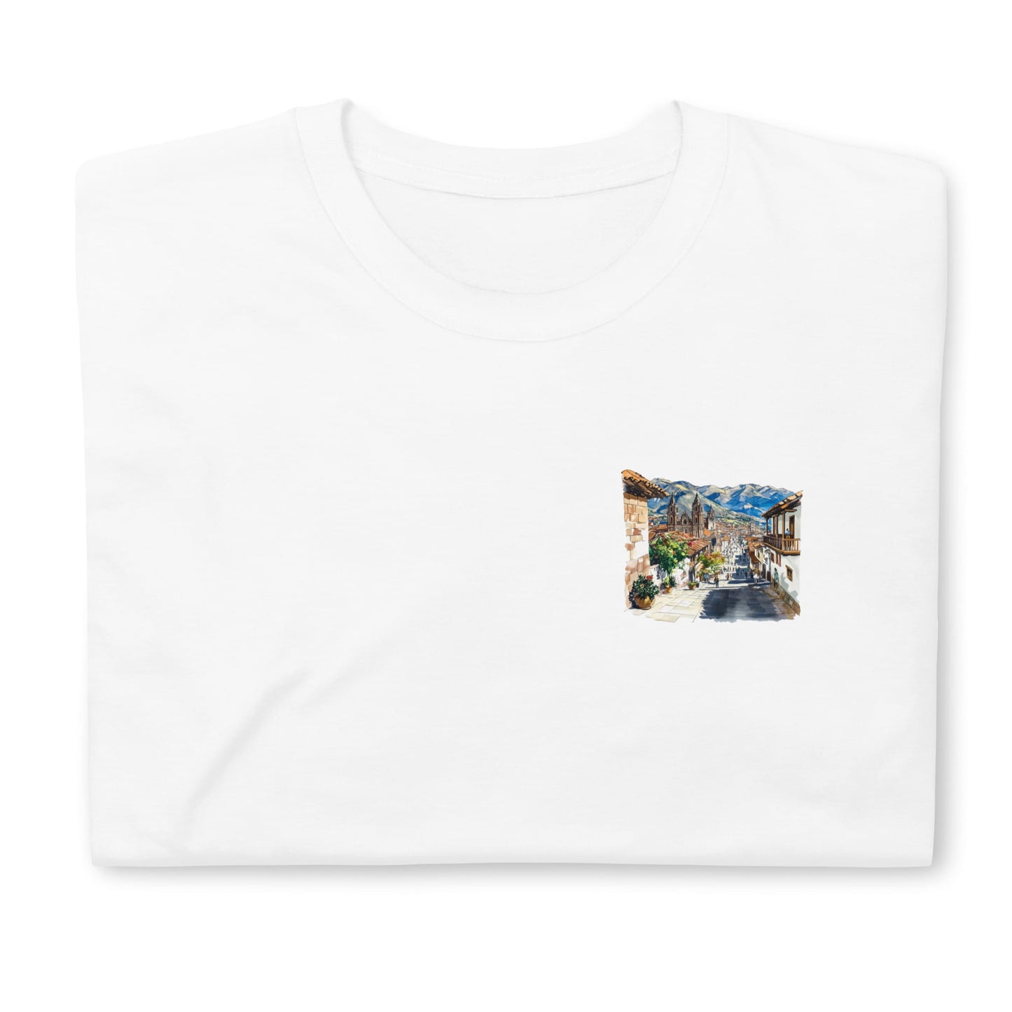 Cusco Chest Design Short-Sleeve Unisex T-Shirt