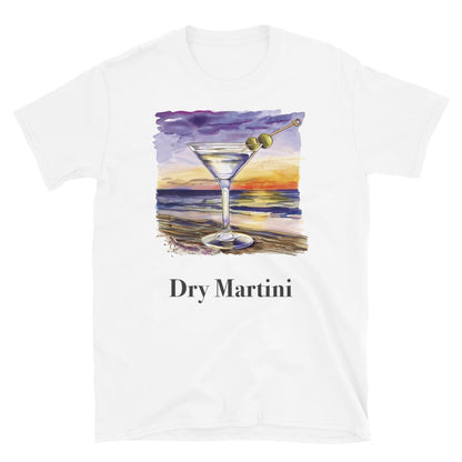 Dry Martini Cocktail Design Soft T-Shirt - Swagodin