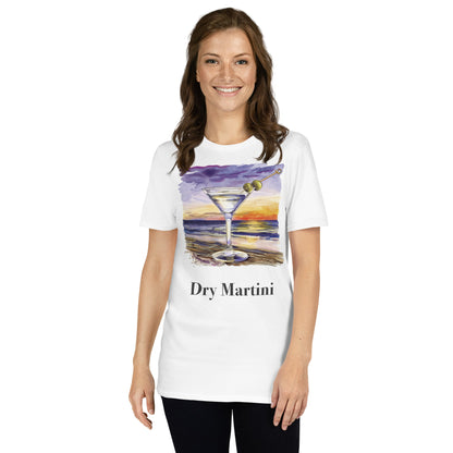 Dry Martini Cocktail Design Soft T-Shirt - Swagodin