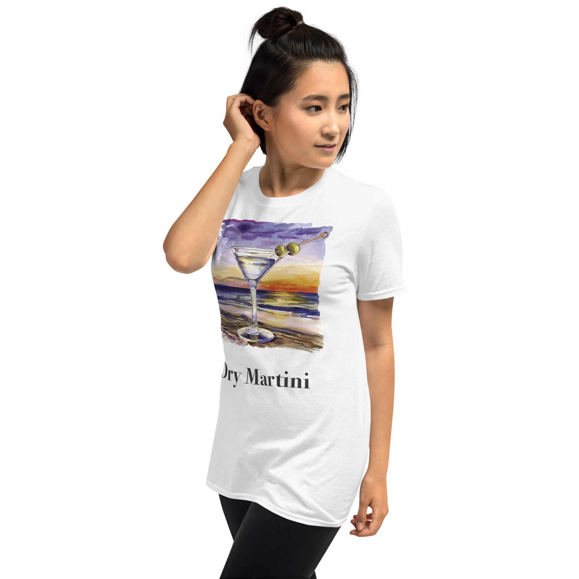 Dry Martini Cocktail Design Soft T-Shirt - Swagodin