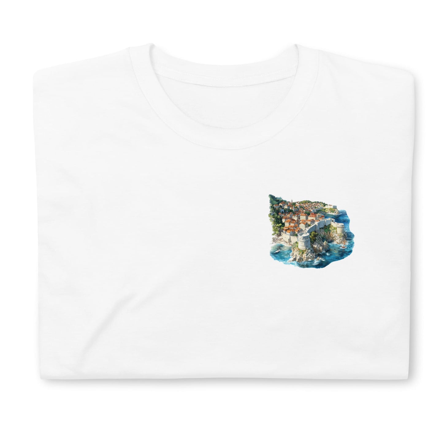 Dubrovnik Chest Design Short-Sleeve Unisex T-Shirt