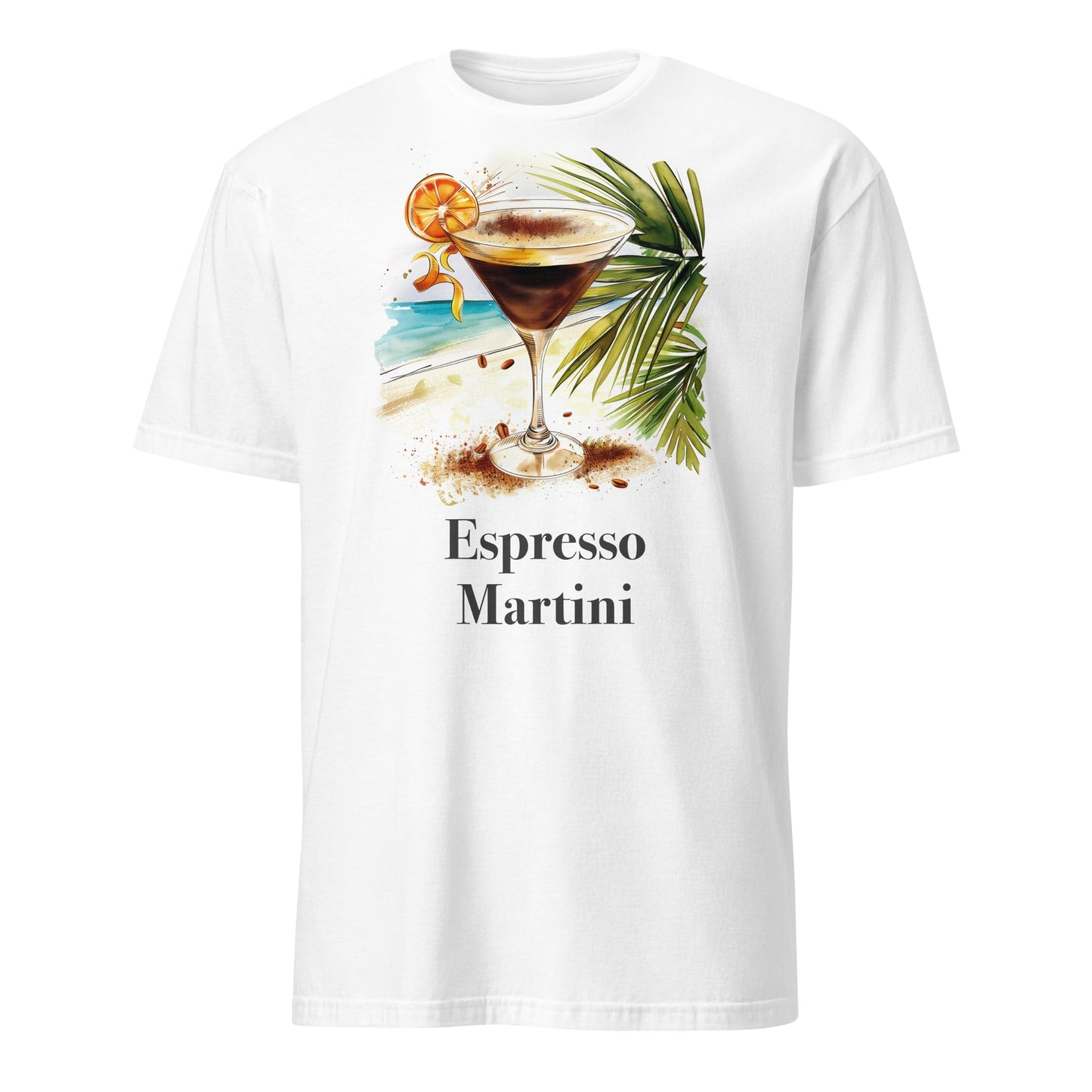 Espresso Martini Cocktail Design Soft T-Shirt - Swagodin