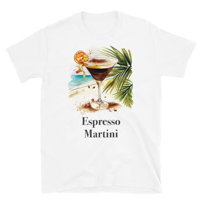 Espresso Martini Cocktail Design Soft T-Shirt - Swagodin