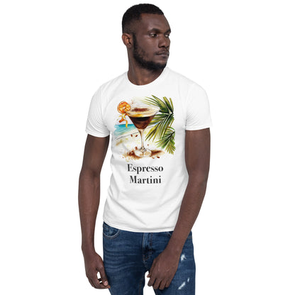 Espresso Martini Cocktail Design Soft T-Shirt - Swagodin