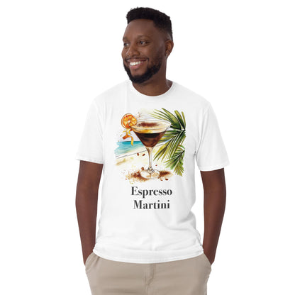 Espresso Martini Cocktail Design Soft T-Shirt - Swagodin