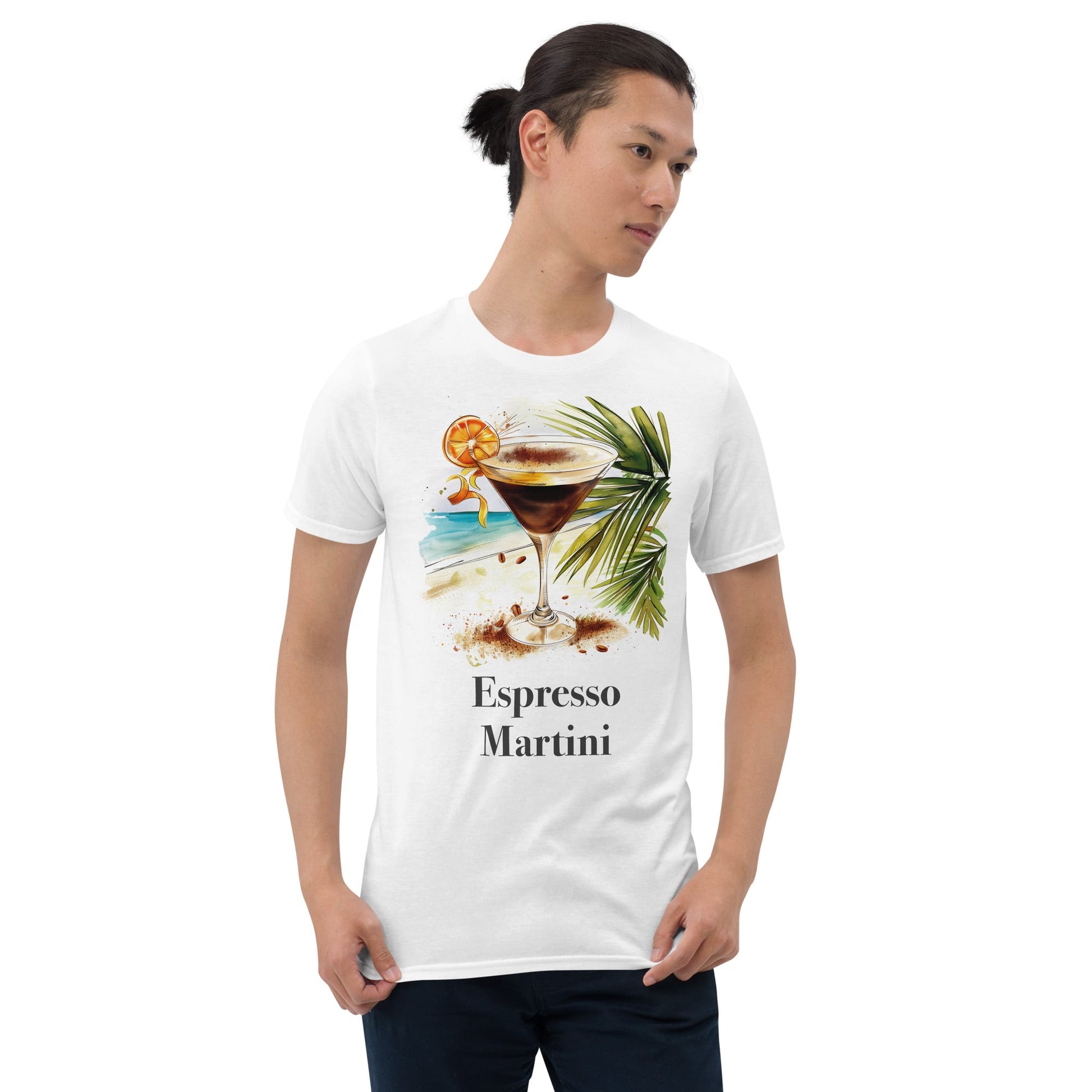 Espresso Martini Cocktail Design Soft T-Shirt - Swagodin