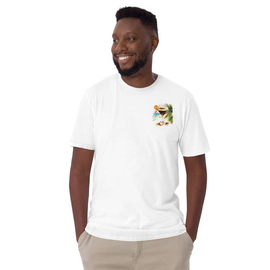 Espresso Martini Chest Design Short-Sleeve Unisex T-Shirt