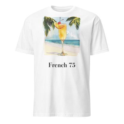 French 75 Cocktail Design Soft T-Shirt - Swagodin