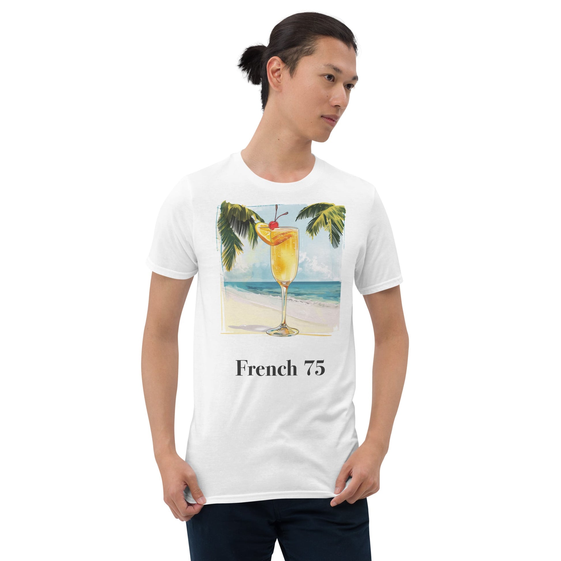 French 75 Cocktail Design Soft T-Shirt - Swagodin