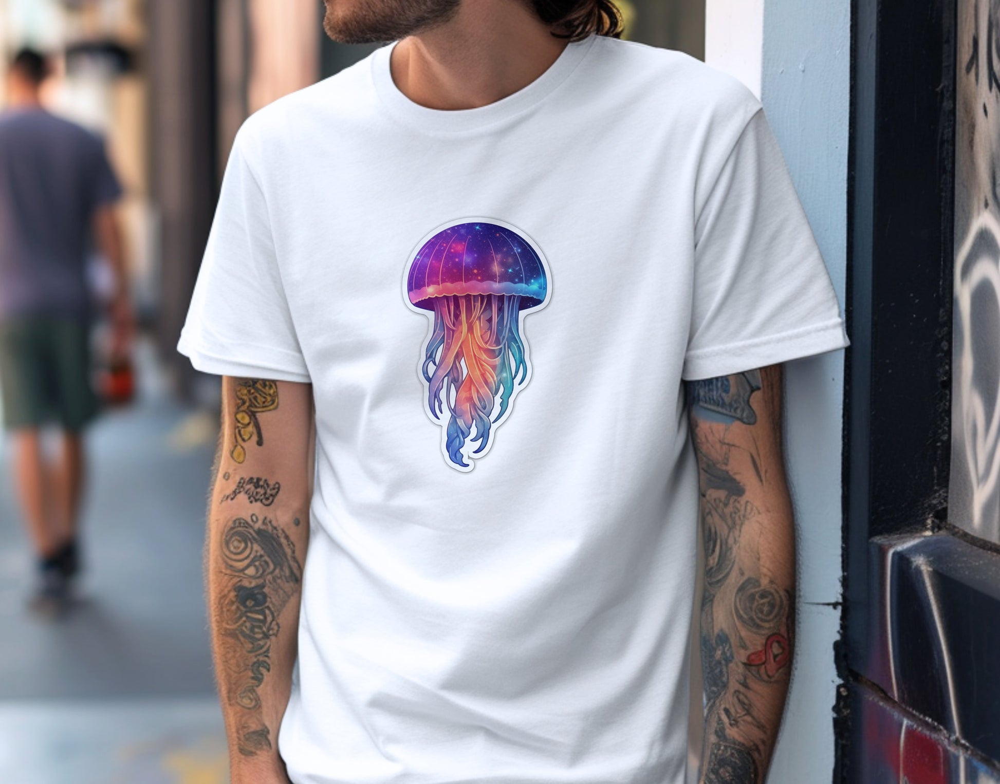 Galactic Jellyfish Odyssey Soft Unisex T-Shirt - Swagodin