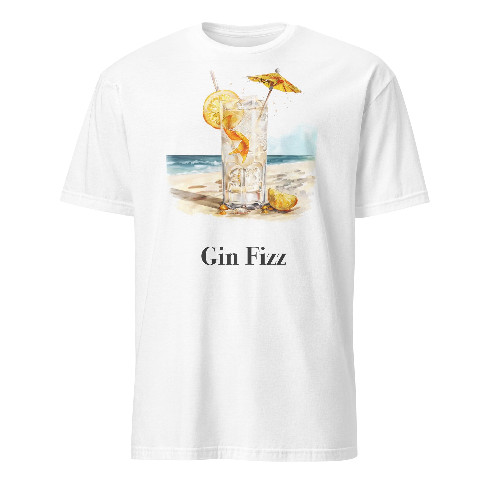 Gin Fizz Cocktail Design Soft T-Shirt - Swagodin