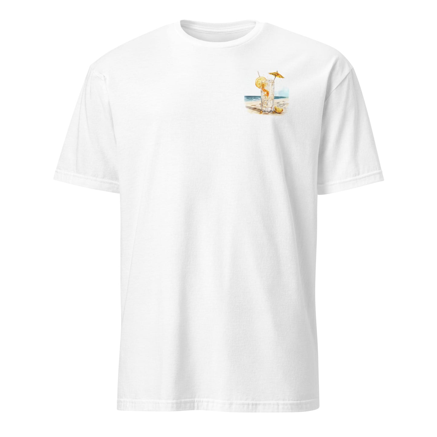 Gin Fizz Chest Design Short-Sleeve Unisex T-Shirt