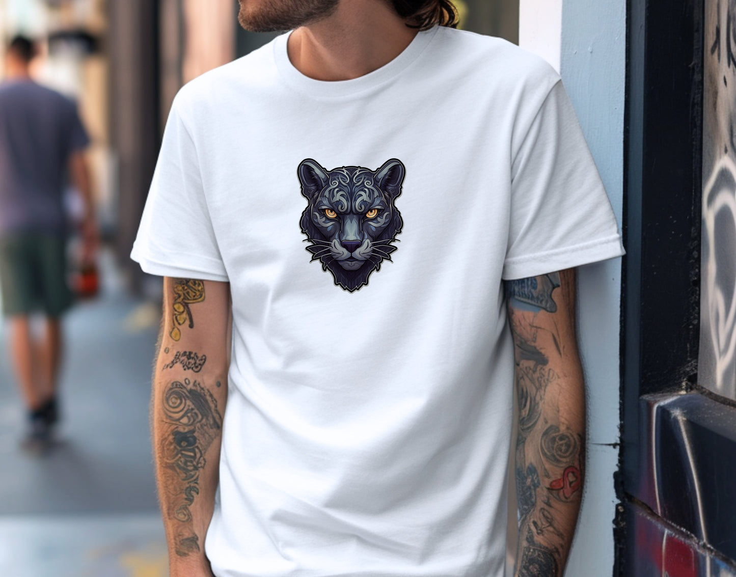 Gothic Panther Emblem Soft Unisex T-Shirt - Swagodin