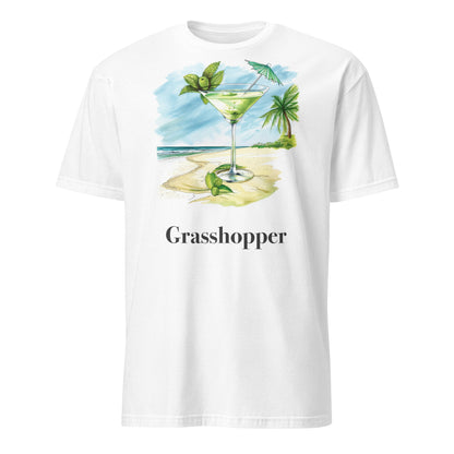 Grasshopper Cocktail Design Soft T-Shirt - Swagodin