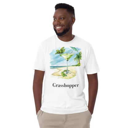 Grasshopper Cocktail Design Soft T-Shirt - Swagodin