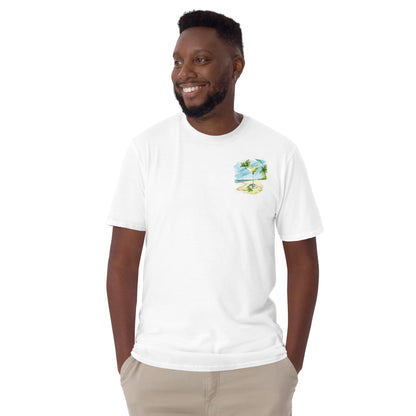 Grasshopper Chest Design Short-Sleeve Unisex T-Shirt