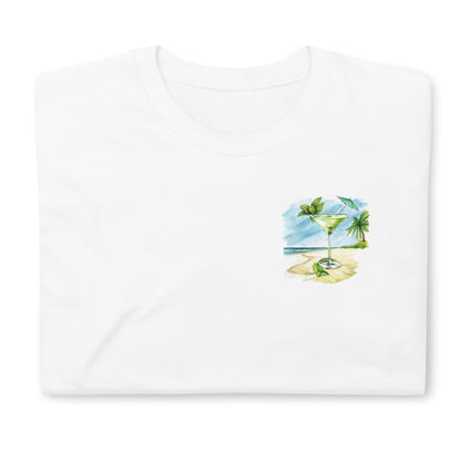 Grasshopper Chest Design Short-Sleeve Unisex T-Shirt