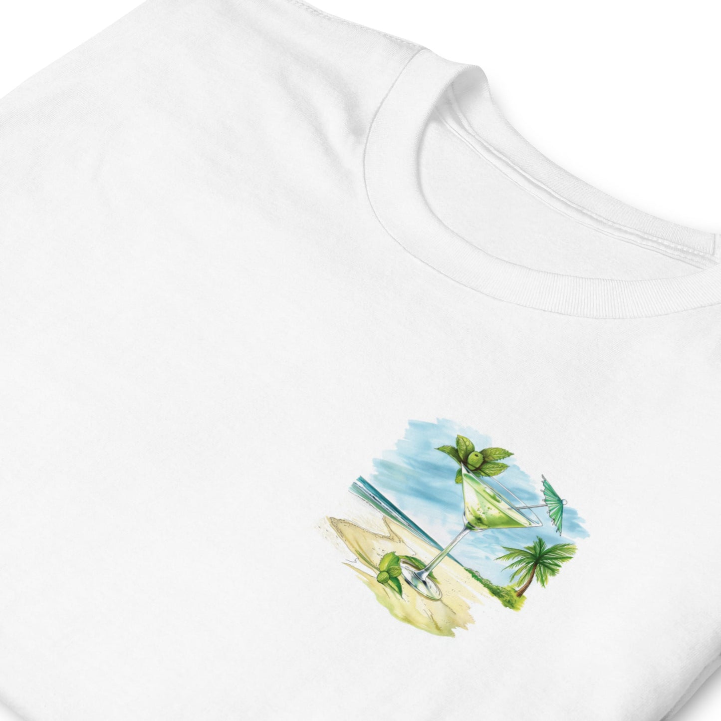 Grasshopper Chest Design Short-Sleeve Unisex T-Shirt
