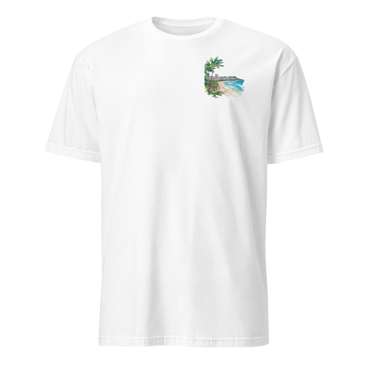 Honolulu Chest Design Short-Sleeve Unisex T-Shirt