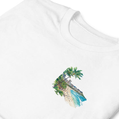 Honolulu Chest Design Short-Sleeve Unisex T-Shirt