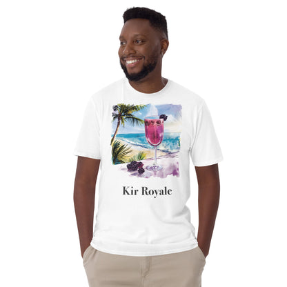 Kir Royale Cocktail Design Soft T-Shirt - Swagodin