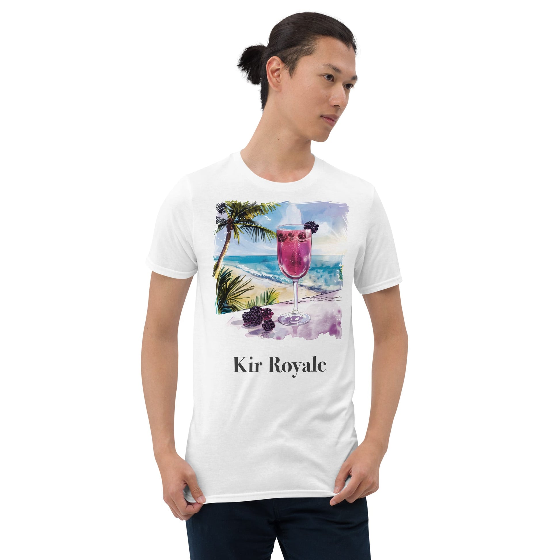 Kir Royale Cocktail Design Soft T-Shirt - Swagodin