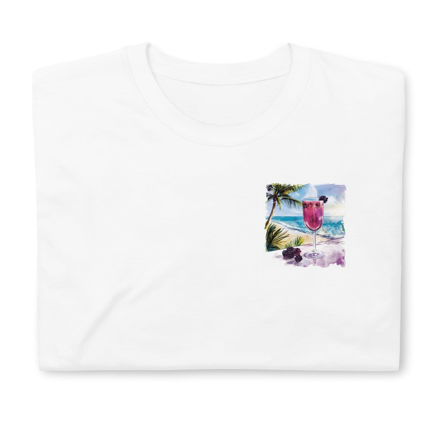 Kir Royale Chest Design Short-Sleeve Unisex T-Shirt