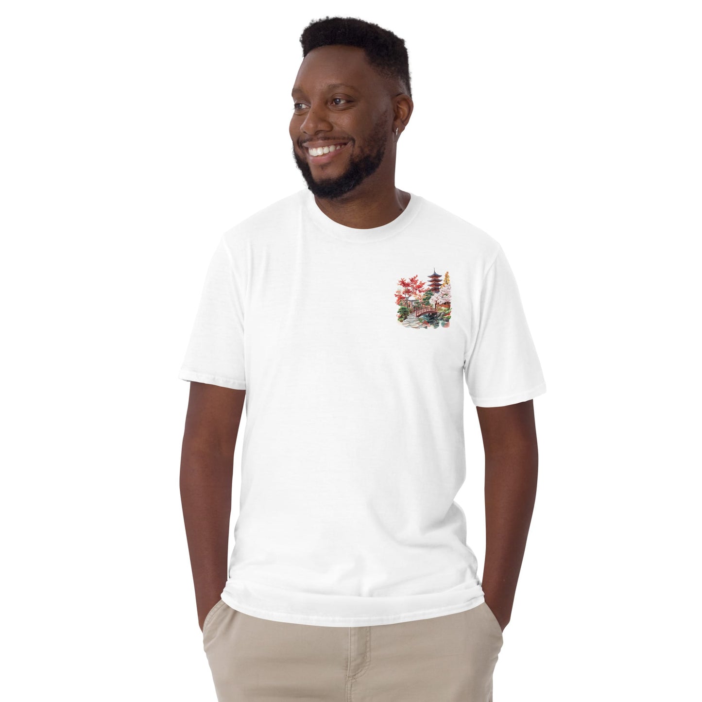 Kyoto Chest Design Short-Sleeve Unisex T-Shirt
