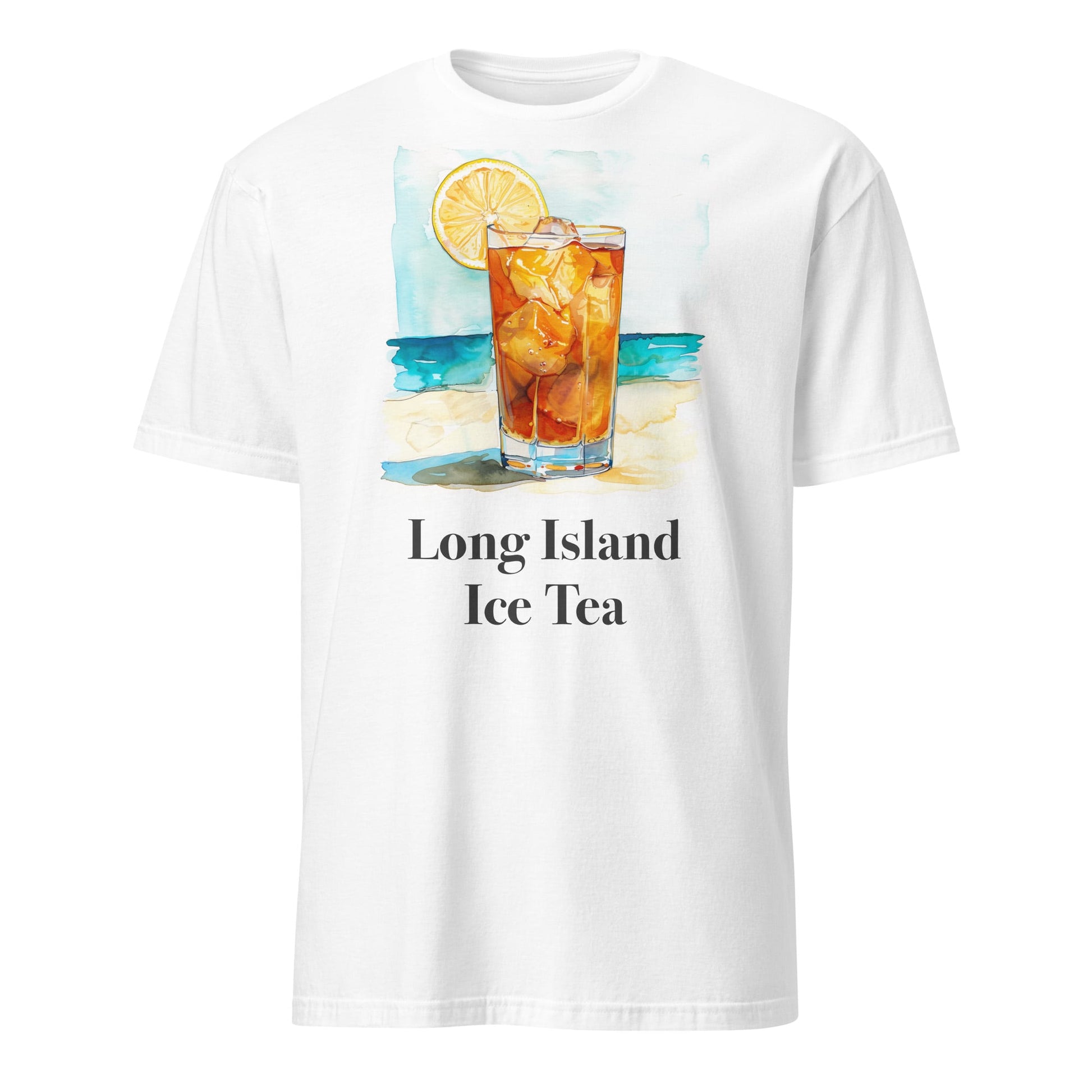 Long Island Ice Tea Cocktail Design Soft T-Shirt - Swagodin