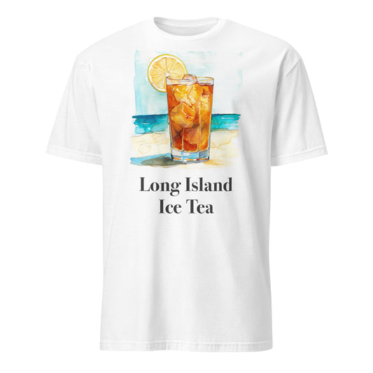 Long Island Ice Tea Cocktail Design Soft T-Shirt - Swagodin