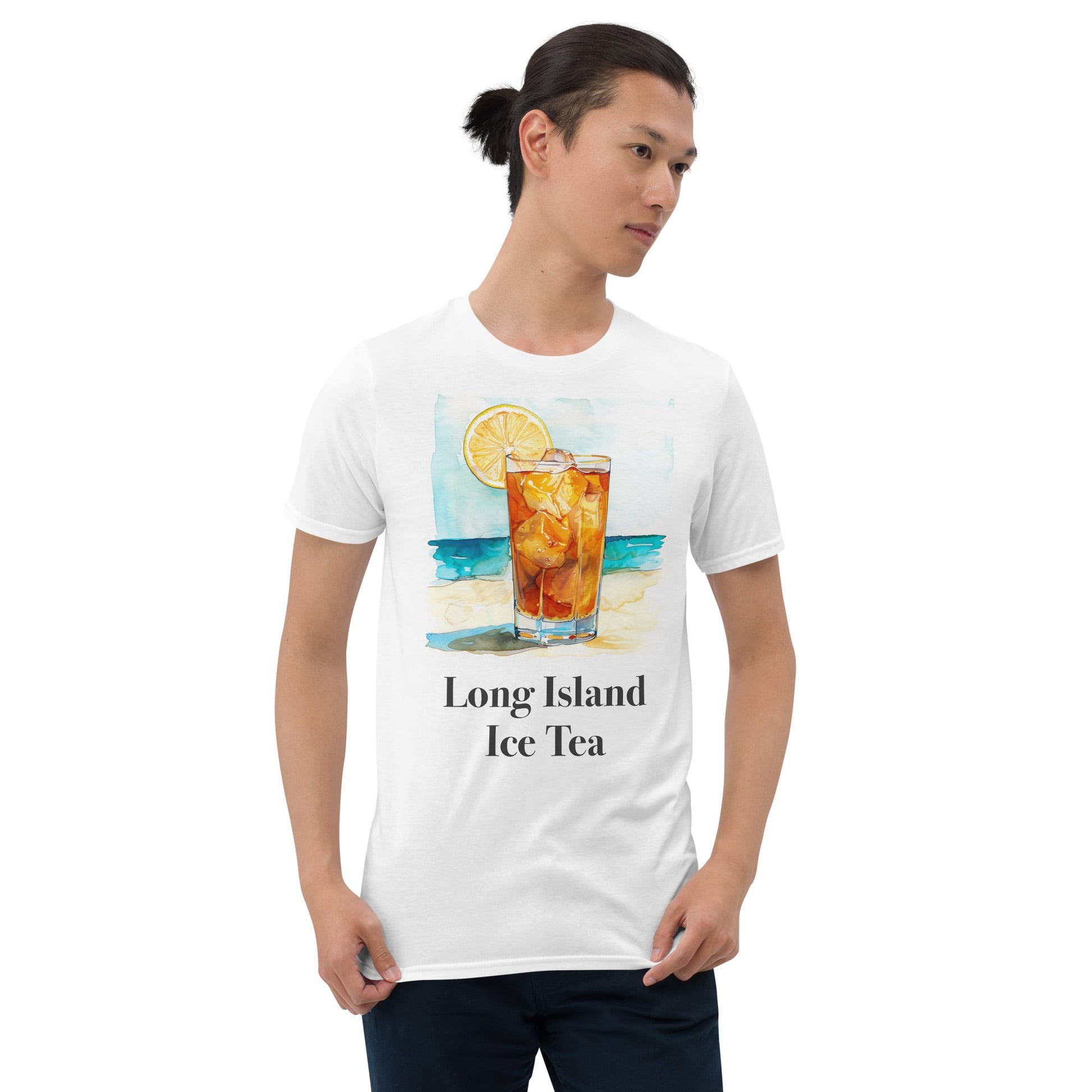 Long Island Ice Tea Cocktail Design Soft T-Shirt - Swagodin