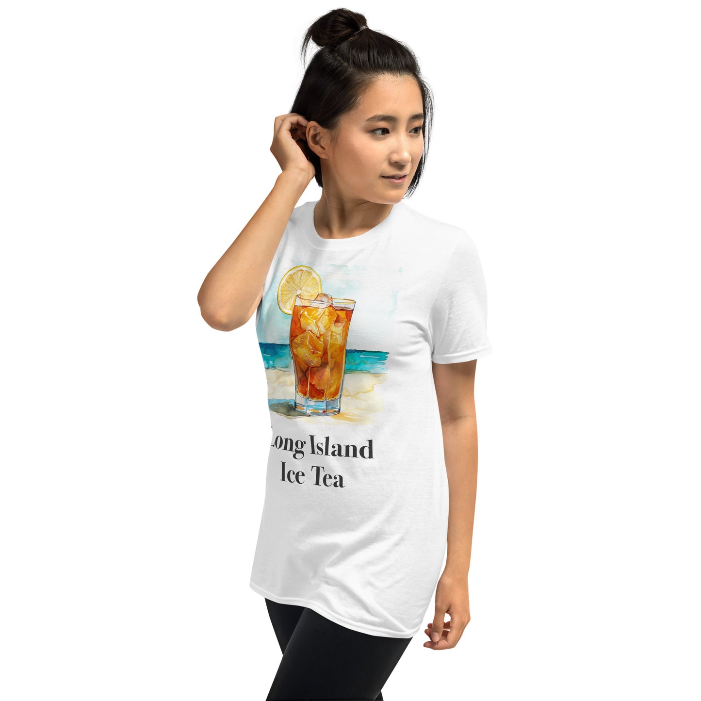 Long Island Ice Tea Cocktail Design Soft T-Shirt - Swagodin