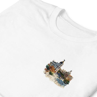 Madrid Chest Design Short-Sleeve Unisex T-Shirt