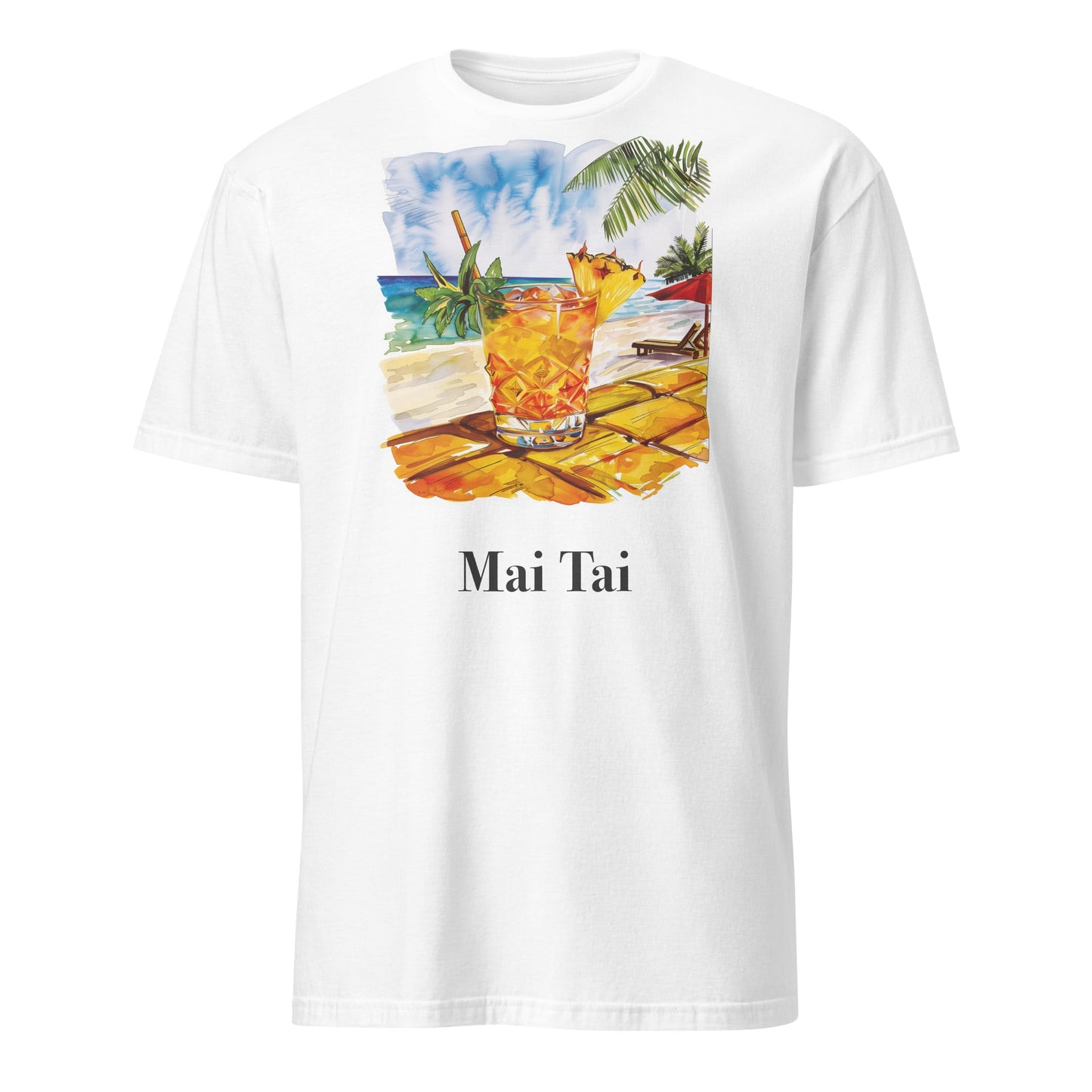 Mai Tai Cocktail Design Soft T-Shirt - Swagodin