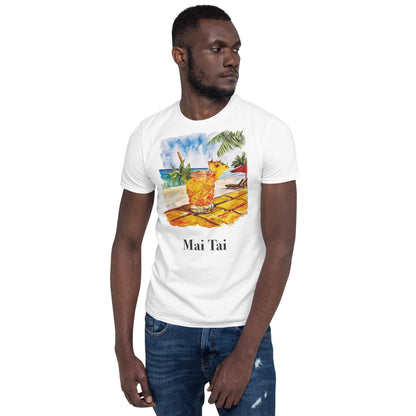 Mai Tai Cocktail Design Soft T-Shirt - Swagodin