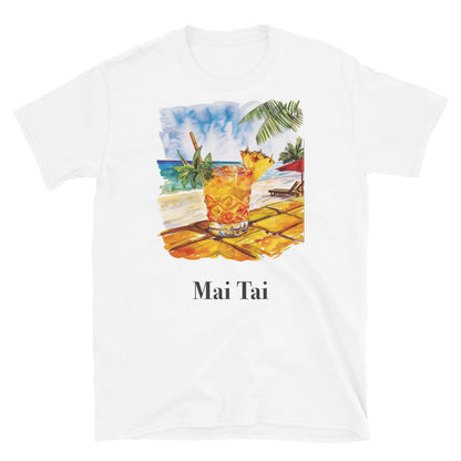 Mai Tai Cocktail Design Soft T-Shirt - Swagodin