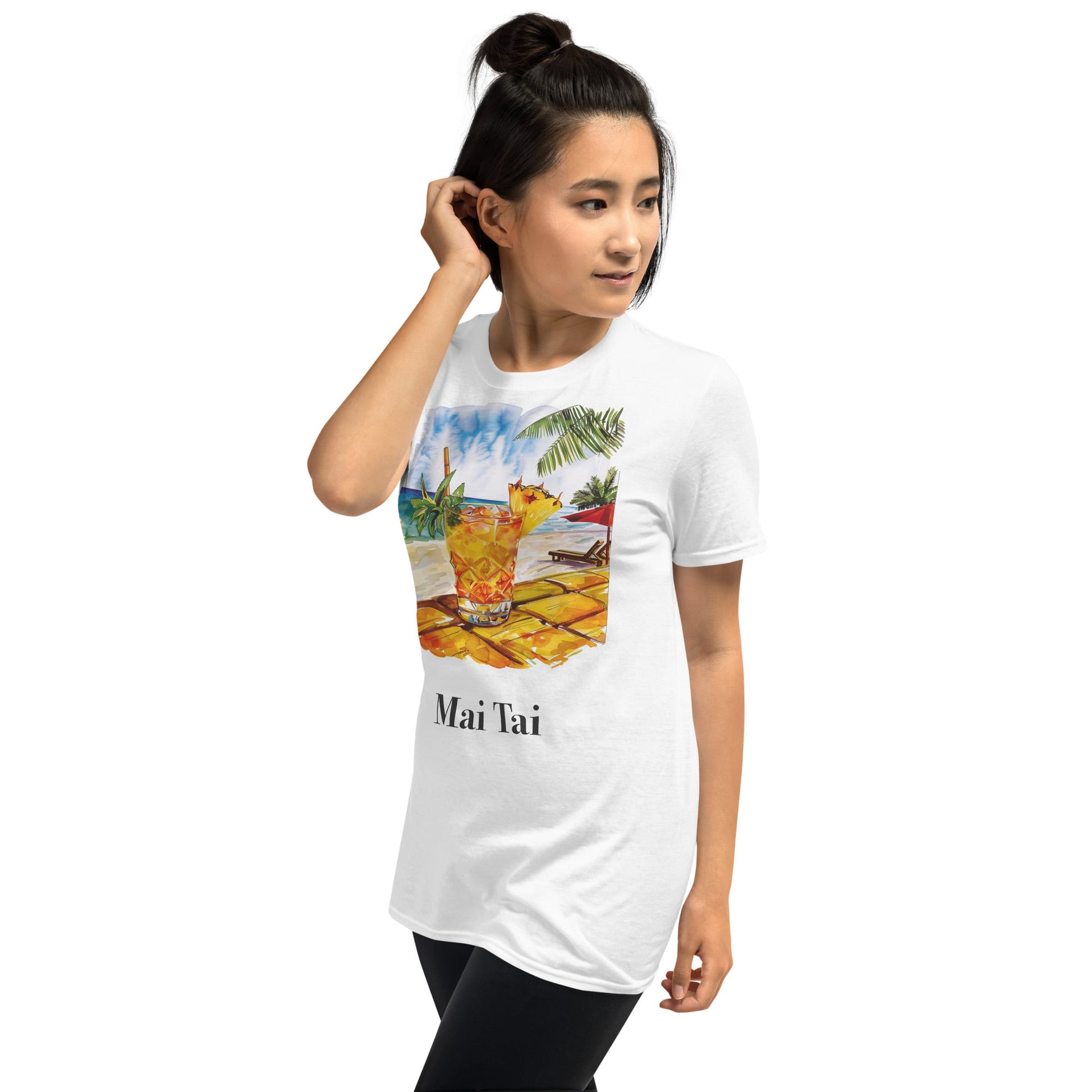 Mai Tai Cocktail Design Soft T-Shirt - Swagodin