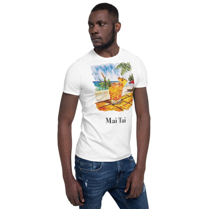 Mai Tai Cocktail Design Soft T-Shirt - Swagodin