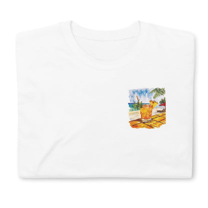 Mai Tai Chest Design Short-Sleeve Unisex T-Shirt