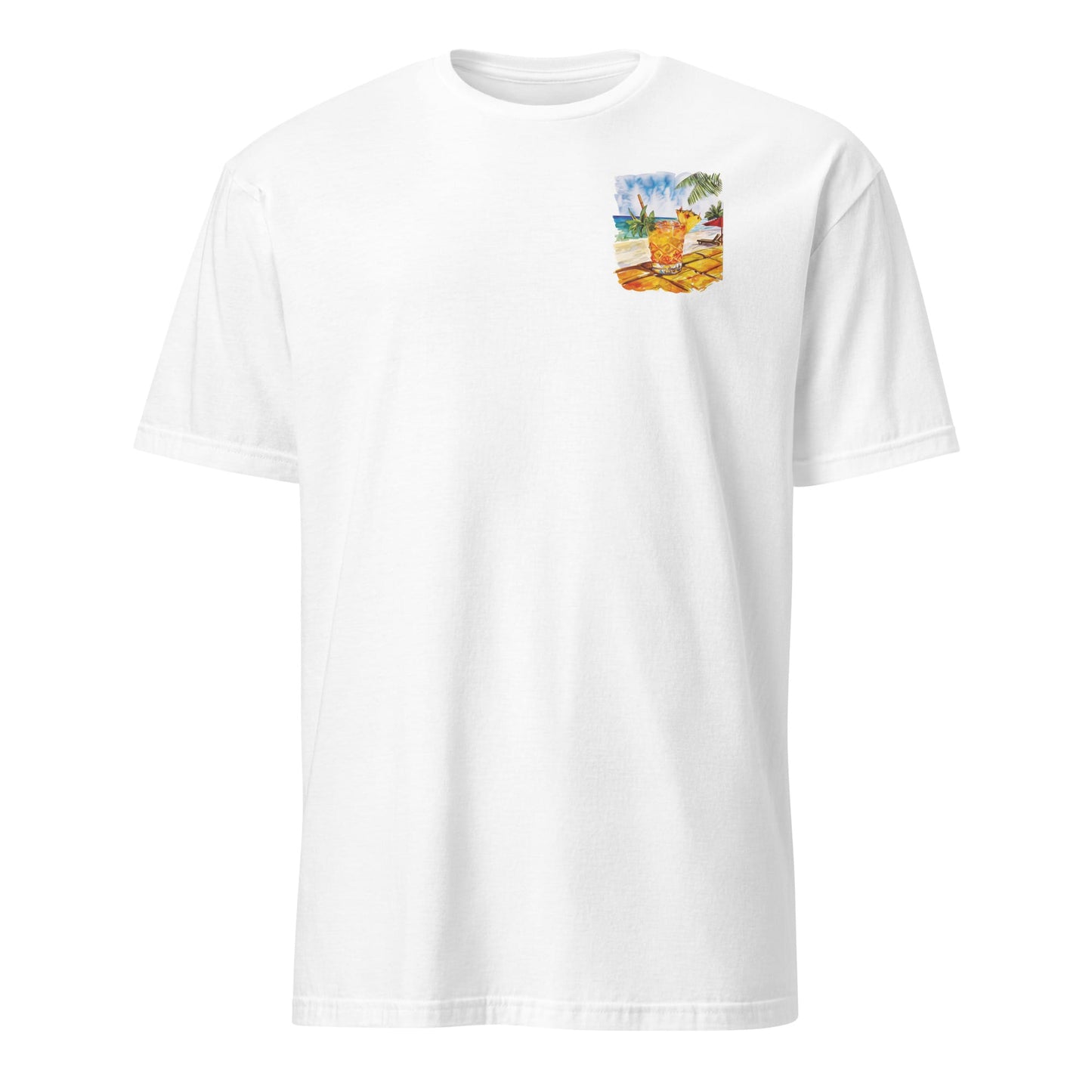 Mai Tai Chest Design Short-Sleeve Unisex T-Shirt