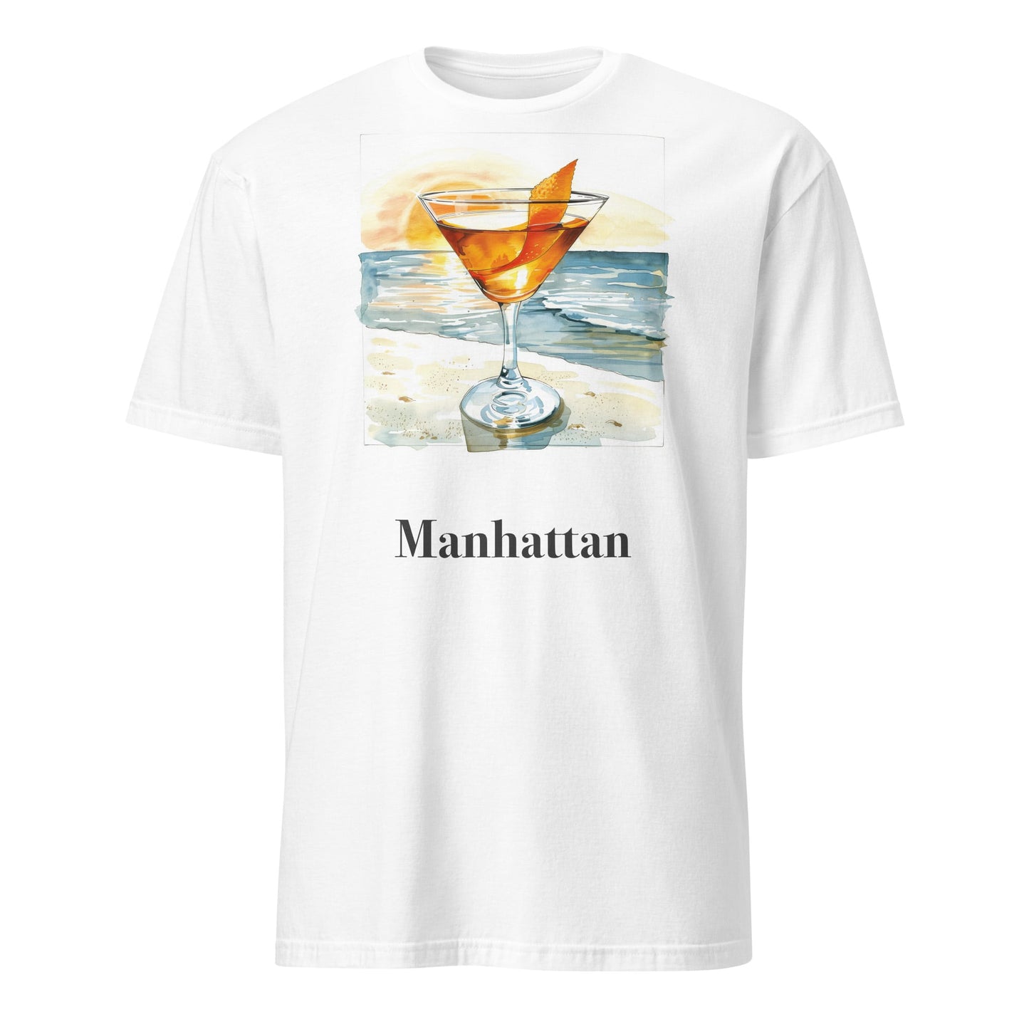 Manhattan Cocktail Design Soft T-Shirt - Swagodin