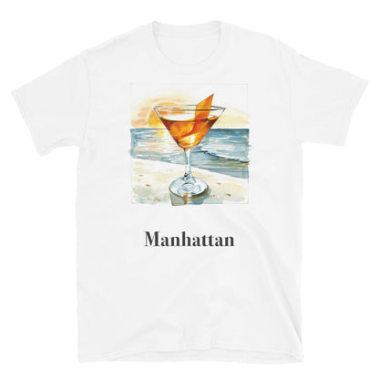 Manhattan Cocktail Design Soft T-Shirt - Swagodin