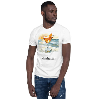 Manhattan Cocktail Design Soft T-Shirt - Swagodin