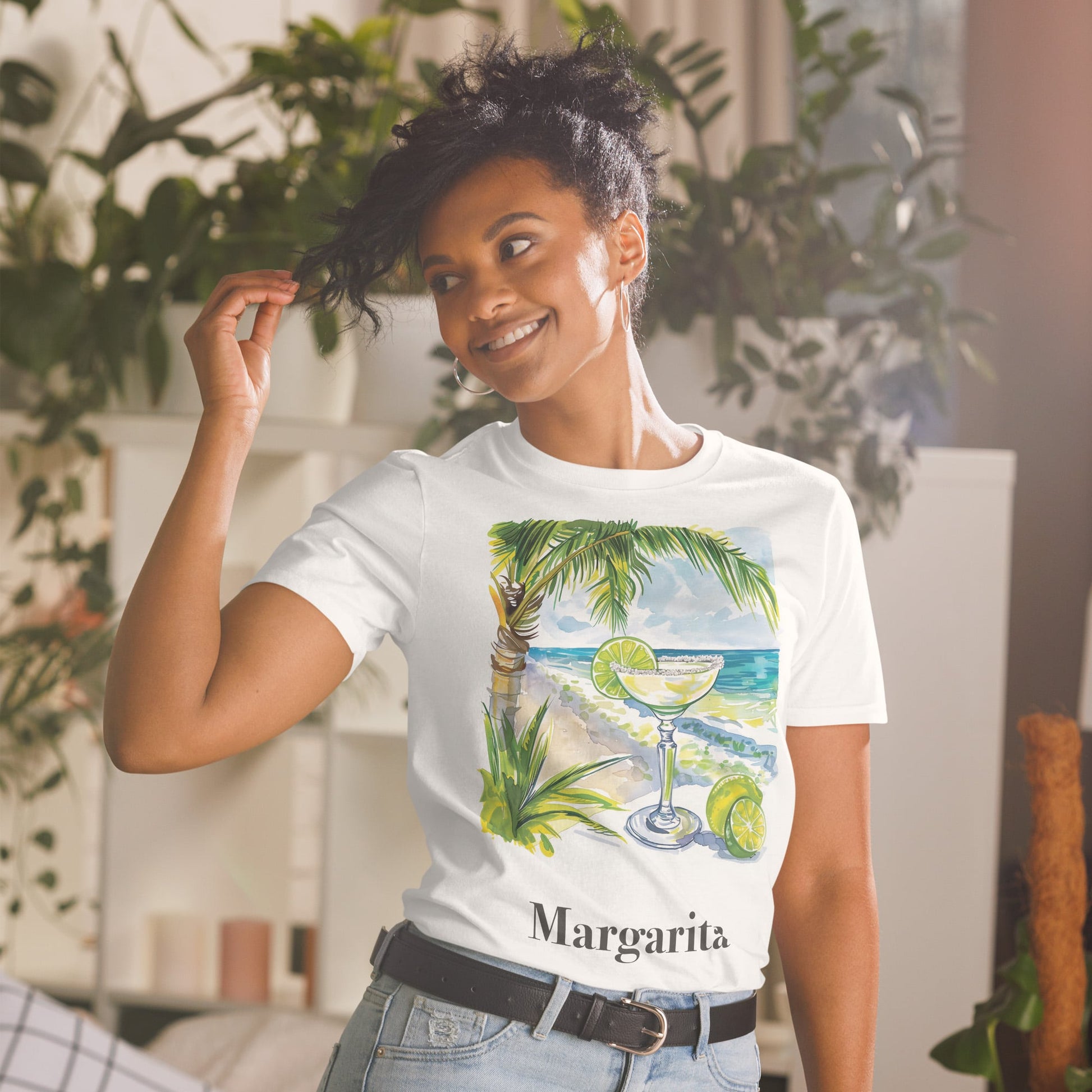 Margarita Cocktail Design Soft T-Shirt - Swagodin