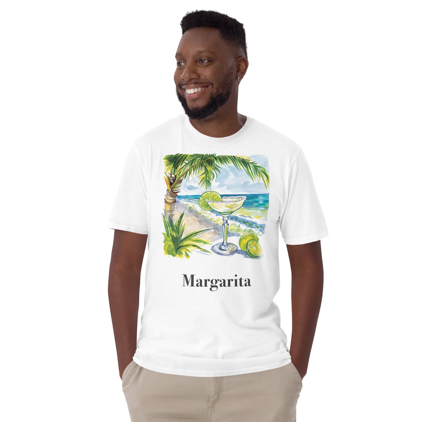 Margarita Cocktail Design Soft T-Shirt - Swagodin