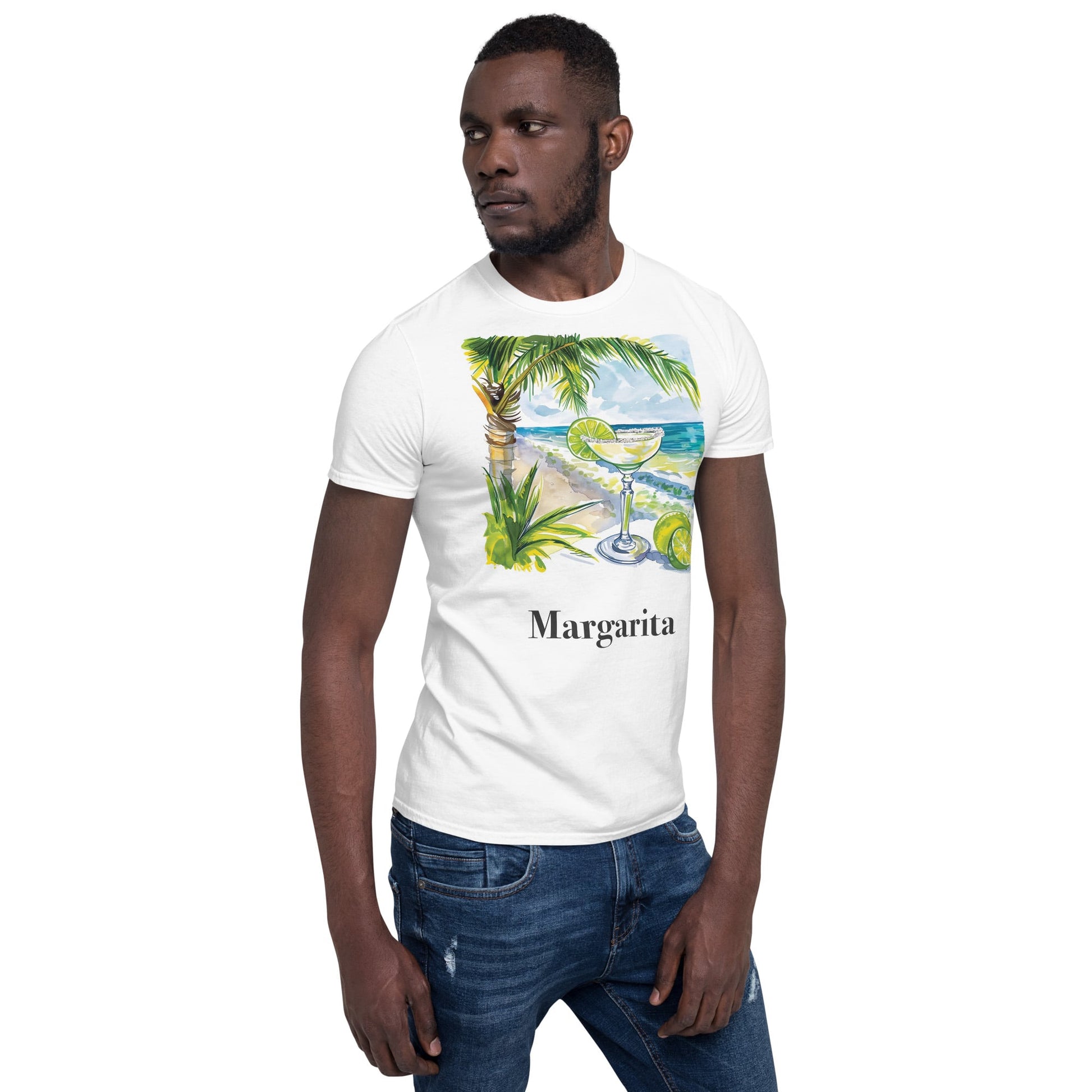 Margarita Cocktail Design Soft T-Shirt - Swagodin