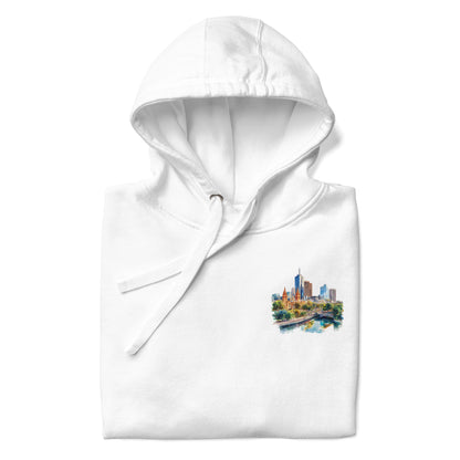 Melbourne Chest Design Unisex Hoodie