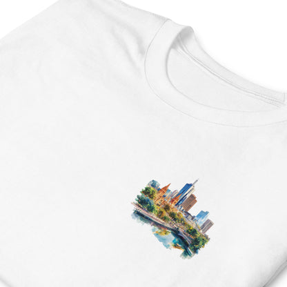 Melbourne Chest Design Short-Sleeve Unisex T-Shirt
